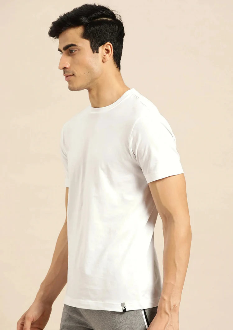 Green Lining White Cotton Shirt Half Sleeves Multicolor for Men