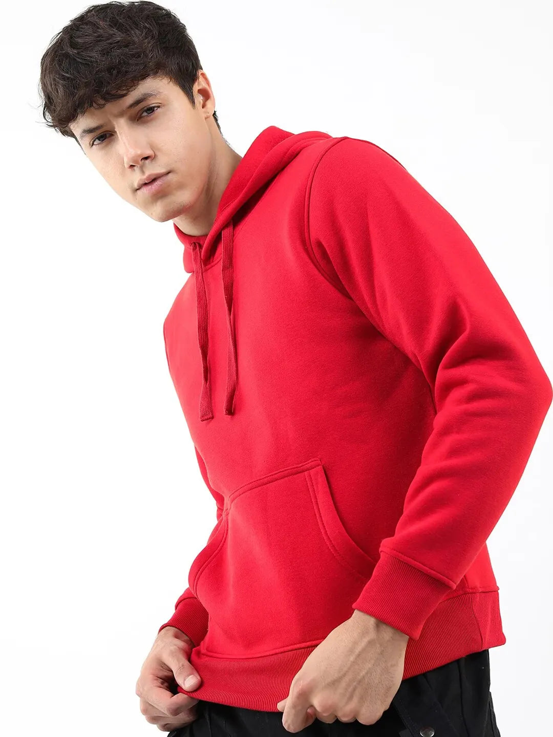 For Men and Women (Unisex) Hoodie Red Color Full Sleeves