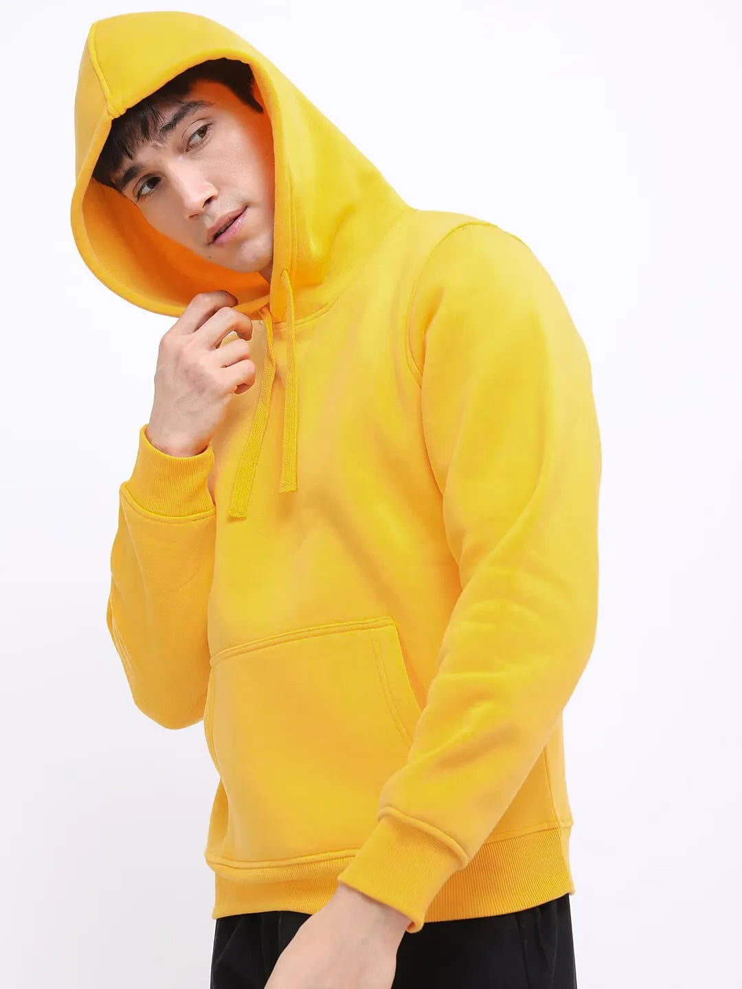 Hoodie For Men and Women (Unisex) Mustard Yellow Full Sleeves
