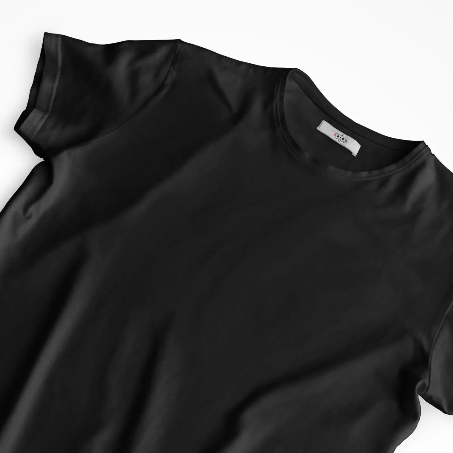Round Neck Men's roscoe Plain Black Color Half Sleeve Cotton T-Shirt