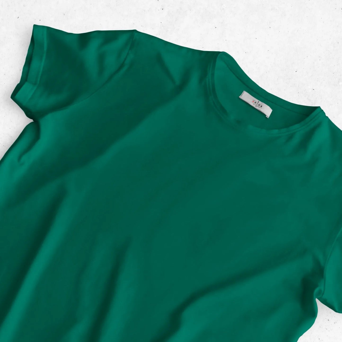 Diligent Green Color Men's roscoe Cotton T-Shirt Plain Half Sleeve Round Neck